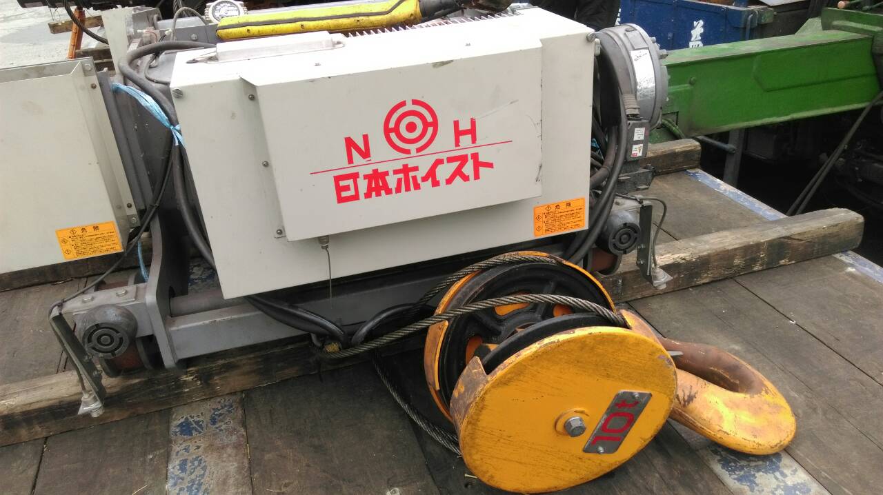 NIPON 十噸双軌天車子母型，揚長八M子車12M